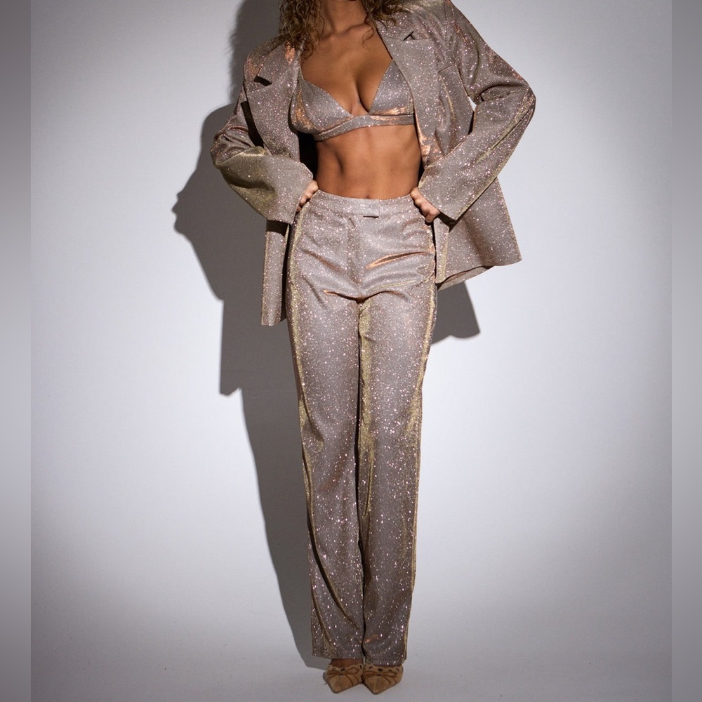 NWT SLA The Label Bronze Paloma Trouser Size M